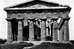 Le rovine del tempio di Nettuno a Pesto. Le rovine del Tempio di Nettuno a Pesto