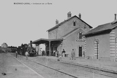 Intérieur de la gare de Magnac-Laval