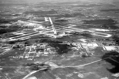 Vista aérea del Aeropuerto de Madrid - Barajas