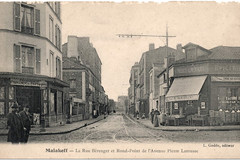 La Rue Béranger et Rond-Point de l'Avenue Pierre Larousse