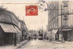Rue des Clozeaux et Station des Tramways
