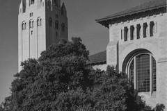 Stanford University Library and Hoover Tower