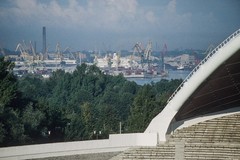 Vaade lauluväljakult Tallinna sadamale