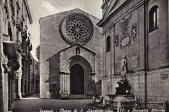 Trapani, Chiesa di San Agostino e Piazzetta Saturno