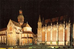 Saint-Germer-de-Fly. Croisillon sud du transept et chevet de l'église abbatiale