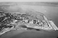 Vista general de la Base Naval de Puerto Belgrano en 1943