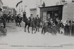 Vendeuvre-du-Poitou. Cavalcade du 26 Septembre 1909 - Entrée du roi Louis XIII