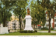 Saco. Soldiers' Monument