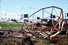 The Mudflats Sculptures. Geodesic dome bowl