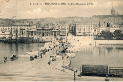 Boulogne-sur-Mer. Le Pont Marguet et la Ville
