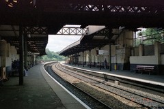 Cheltenham Spa railway station. Looking south towards Gloucester