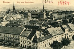 Bautzen. Blick auf die Stadt vom Reichenturm