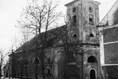 Nová Ves, kostel Nanebevzetí Panny Marie, kostel před demolicí