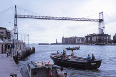 Puente de Vizcaya, transbordador de Portugalete a Las Arenas