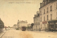 Saumur. Avenue de la Gare d'Orléans