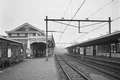 Overzicht perronzijde station Baarn