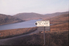 Nant y Moch road sign