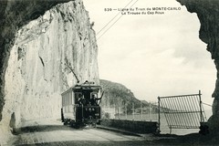 Ligne du Tram de Monte-Carlo. La Trouée du Cap Roux