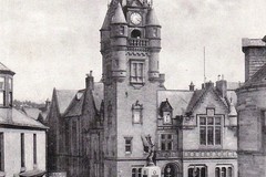 Lockerbie. Town Hall & War Memorial