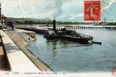 Lyon - Confluent du Rhône et de la Saône