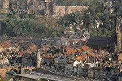 Heidelberg with the Neckar and the Castle