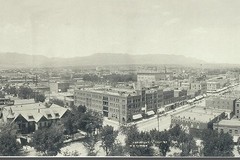 Panoramic view of Colorado Springs from County Court House