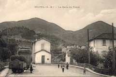 Ligne du Tram de Menton à Sospel. La Gare de Sospel