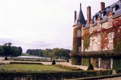 Le château de Rambouillet, vu depuis le jardin