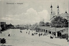 Дятлово. Успенская церковь и рыночная площадь