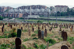 Cemetery in the Olympic Places in Sarajevo