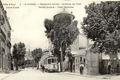 Le Cannet. Boulevard Carnot. Terminus du Tram
