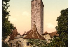 Burgtor. Rothenburg ob der Tauber, Bavaria