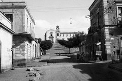 Belpasso, Via Roma e Chiesa di Sant'Antonio da Padova