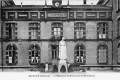 Belfort. L'Hôpital et le Monument de Miss Cavell