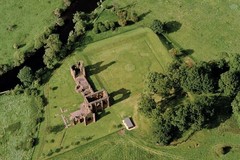 Oblique aerial view centred on Lincluden College