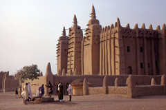 La grande mosquée, Djenné, au petit matin