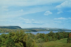 The Majestic Hudson River and Catskill Moutaines. Hyde Park, NY