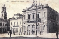 Atri. Campanile di S. Agostino e Teatro Comunale