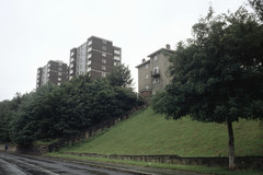 Huddersfield. View of Crest Flats and Brow Cliff Flats