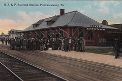 B.R. & P. Railroad Station
