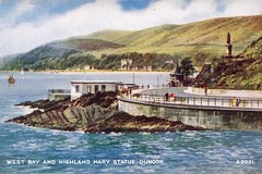 Dunoon. West Bay & Highland Mary Statue