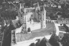 Château de Saumur. Terrasse, côté nord-ouest