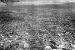 Compton aerial, looking north