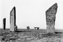 Standing Stones of Stenness on the Scottish island of Orkney
