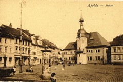 Apolda. Markt mit Rathaus