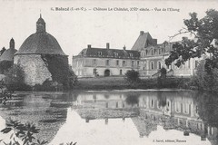 Balazé. Chateau le Chatelet. Vue de l'Etang