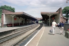 Cheltenham Spa station. Looking north