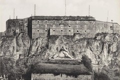 Belfort, vue d'ensemble, le Château et le Lion