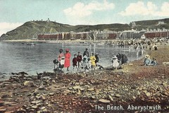 Victorians at the Aberystwyth beach