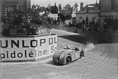 La Membrolle-sur-Choisille. Circuit de Touraine, grand prix de l'ACF, E. Friederich sur Bugatti Type 32 Tank